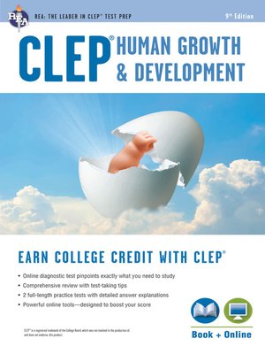 cover image of CLEP&#174; Human Growth & Development Book + Online